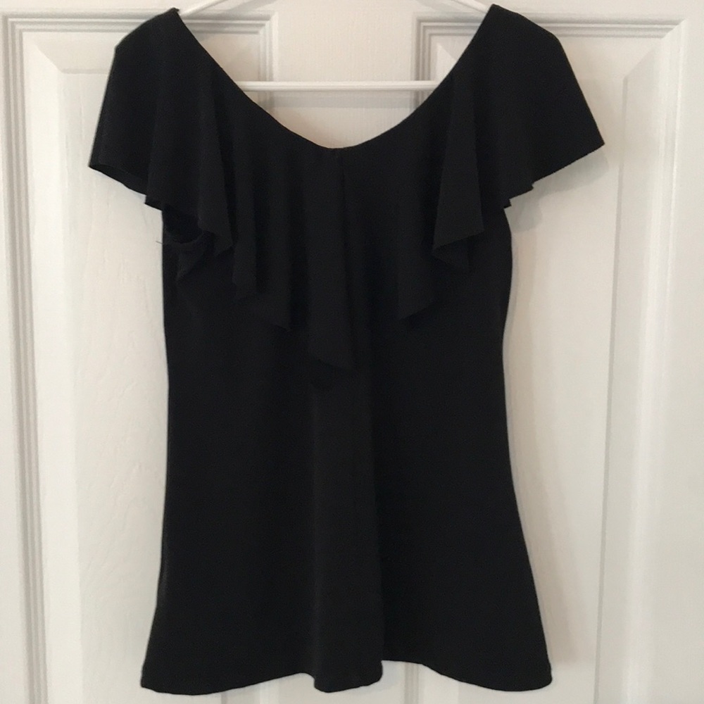 Aqua Ruffle Top - Picture 4 of 8